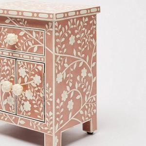Best-Selling 2025 Floral Bone Inlay Design <b>Chest</b> Drawers for Living Room Trending Fashion Craft India Interior Designers' #1 - Product Image 5
