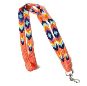 Lanières perlées de style Boho faites à la main sangles de cou en perles de rocaille personnalisées pour le travail et les cadeaux accepte les personnalisations - Product Image 3