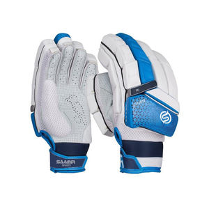 Gants de cricket de qualité professionnelle bleu et blanc personnalisés disponibles en taille et personnalisation des couleurs avec option de logo - Product Image 5