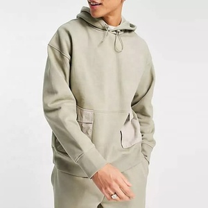 Tenue de survêtement 2 pièces pour homme, ensemble de jogging, fitness, marque privée, jogging, coton, polaire, survêtement cargo - Product Image 2