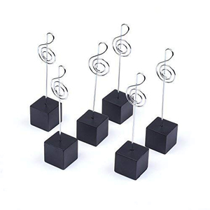 Place Card Holder Memo Holder Clip Photo Holder, Forjado Photo Holder, Metal Memo Holder Rack para letreros de comida, Memo Notes Holder - Product Image 6