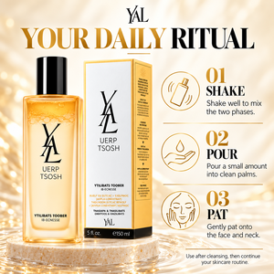 <span class=keywords><strong>YAL</strong></span> Golden Bi Phase Facial Essence Toner 150ml con Fiore di Cactus e Pantenolo Idratante per la Cura Quotidiana della Pelle - Product Image 4