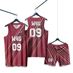 Uniforme de basket-ball OEM fabriqué en usine, uniforme de basket-ball à bas quantité minimale de commande, uniformes d'équipe de conception par sublimation, nouvelle conception 2025 - Product Image 2