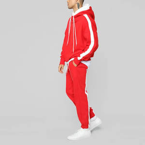 Vente chaude personnalisé imprimé hommes coupe régulière écologique 100% coton survêtement à la mode Streetwear motif solide confortable - Product Image 5