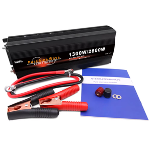 Convertisseurs de puissance HOULI 2600 Watt 12V vers 220V, solaires hors réseau, convertisseur solaire 24V, onde sinusoïdale pure 220V 2600W - Product Image 6