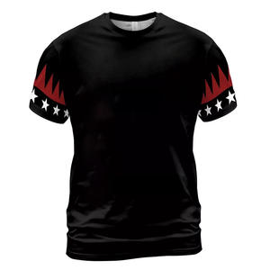 เสื้อยืดผู้ชายสั่งทำขายส่ง ผ้าโพลีเอสเตอร์ผสมคอตตอน พิมพ์ลายดิจิทัล ราคาประหยัด - Product Image 3