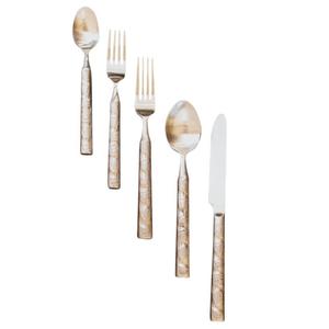 Meilleure qualité personnalisée en métal plaqué de luxe écologique allant au lave-vaisselle ensemble de couverts fournitures de restaurant décoration de table - Product Image 2