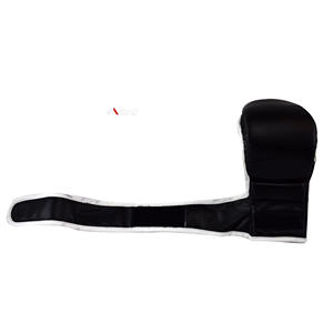 Gants MMA demi-doigt de haute qualité Logo personnalisé en cuir de vachette Protection professionnelle Séchage rapide Tailles confortables 8oz - Product Image 6