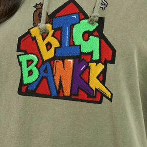 เสื้อสเวตเตอร์แบบสวมหัวมีฮู้ดสไตล์สตรีทแวร์เสื้อมีฮู้ดคอลูกเรือสำหรับผู้หญิงพิมพ์โลโก้ผ้าฝ้าย - Product Image 2