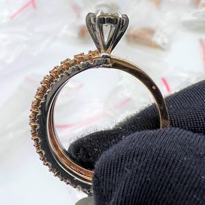 แหวนหมั้นทองคำแท้ 14k และ 18k ดีไซน์หรูหรา ประดับเพชรแท้ ระดับไฮเอนด์ ได้รับการรับรองจาก IGI HI-VSSI - Product Image 3