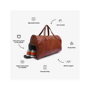 Bolsa de lona de nailon de alta calidad con base impermeable y correa para el hombro para equipo de fútbol americano - Product Image 4