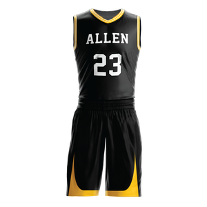 Ensembles d'uniformes de basketball personnalisés pour hommes 2026 – 100 % polyester, séchage rapide, respirant, sans manches, antibactérien, anti-UV - Product Image 4