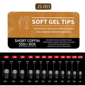 <span class=keywords><strong>Faux</strong></span> <span class=keywords><strong>ongles</strong></span> à presser en <span class=keywords><strong>gel</strong></span> acrylique à double forme Sandwich, couvrance totale, pour professionnels - Product Image 6