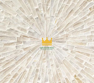 แผ่นรองจานฝังฝังมุกแม่สำหรับงานเลี้ยงอาหารค่ำแบบชนบทแผ่นรองจานตกแต่งบนโต๊ะอาหาร - Product Image 3