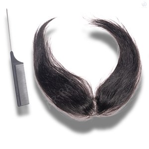 AR-RAFI IMPEX Cabello Humano Virgen Indio de Primera Calidad, Sin Procesar, de Origen Ético, Natural, Suave, Fuerte, Cabello Remy Liso, 100g - Product Image 5