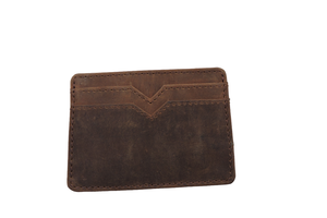 ที่ใส่บัตรทำจากหนังแท้100% สไตล์วินเทจปรับแต่งได้พร้อมช่องเสียบการ์ดหลายช่องสำหรับการใช้งานประจำวัน - Product Image 2