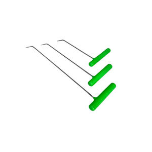 Zyphor Edition, 3 piezas, punta afilada, herramientas PDR de curva única, varillas de reparación de abolladuras sin pintura, acero inoxidable - Product Image 2