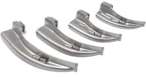 Instruments chirurgicaux approuvés CE Premium Laryngoscope Macintosh à fibre optique Ensemble 4 lames Larynx de diagnostic - Product Image 5