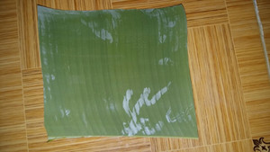 แผ่นใบตองสีเขียวแช่แข็ง100% ใบสดจากธรรมชาติสำหรับการอบปิ้งย่าง - Product Image 6