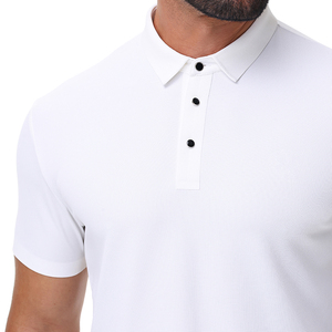 Vente directe de polos blancs sans couture, antibactériens et anti-UV, adaptés aux activités de golf et d'équitation - Product Image 6