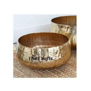 Bol de service en aluminium couleur argent avec vaisselle de qualité supérieure Bol à chocolats pour la maison - Product Image 3