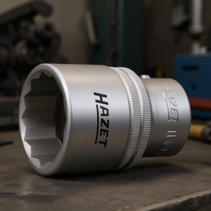 Hazet 3/4'' Short <b>12</b>-<b>Point</b> Metric Square <b>Socket</b> - Product Image 3