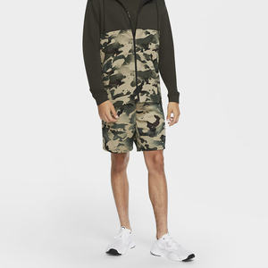 กางเกงขาสั้นลำลองของผู้ชายลายพรางระบายอากาศได้ดีกางเกงขาสั้นผู้ชายผ้าฝ้าย100% สีทึบ - Product Image 5