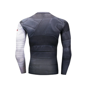 2024 Wholesale Custom Long Sleeve BJJ Rash Guard High Quality Polyester/Nylon Quick Dry Breathable Stretch <b>Martial</b> <b>Arts</b> <b>Wear</b> Hot - Product Image 4