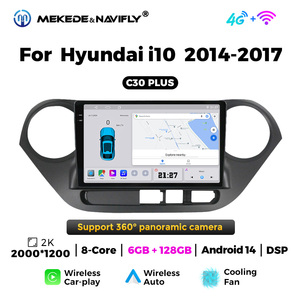 Navifly C30 Plus Car <strong>Navigation</strong> Headunit Car <strong>Android</strong> Screen Mp3 Car Player Video Radio for Hyundai I10 2014-2017 - Product Image 4