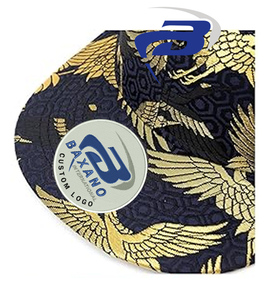 <b>Mens</b> Pattern Snapback <b>Cap</b>-Hip Hop <b>Flat</b> Bill Hat Unisex Gold Black Anime <b>Cap</b> With Custom Colour and Design OEM Hat - Product Image 2