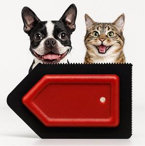 Épilateur en silicone transfrontalier pour animaux de compagnie grattoir Simple Portable brosse de nettoyage de fourrure pour canapé vêtements literie réutilisable caoutchouc sûr - Product Image 1