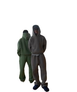 Vêtements de sport zippés pour hommes, survêtement, jogging, ensembles 2 pièces en polaire technique pour hommes, survêtement de jogging, survêtements de luxe pour hommes - Product Image 2