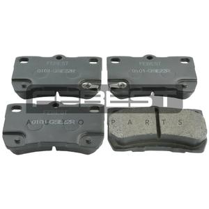 Pastiglie freno posteriori FEBEST (0101-GSE22R) - Product Image 1