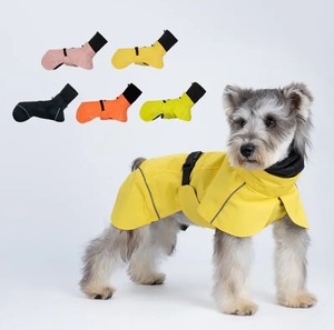 Dog Polyester Water <b>Repellent</b> Lightweight Leisure Modern Summer Spring Colorful Reflective Adjustable Pet Rain Coat for Outdoor - Product Image 2