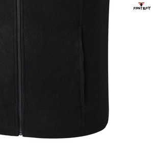 เสื้อกั๊กขนสัตว์ราคาถูก สีพื้น กันลม สำหรับฤดูใบไม้ร่วง คอตั้ง ไม่มีแขน ขาย - Product Image 6