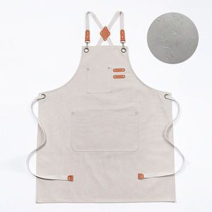 Comfortable Large Pockets Waist <b>Apron</b> Cotton Canvas Work Kitchen <b>Cooking</b> Baking Works Chef <b>Apron</b> for <b>Men</b> Women - Product Image 4