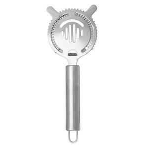 Premium Black Stainless Steel Hawthorne Cocktail Strainer Strong Spring Coil Precise Filtration Ergonomic Handle <b>Bar</b> <b>Tool</b> - Product Image 6