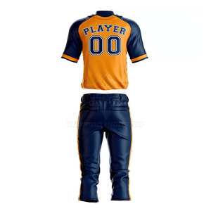 Meilleur prix avec uniforme de baseball de haute qualité, 100 % polyester, coupe personnalisée pour les jeunes - Product Image 6