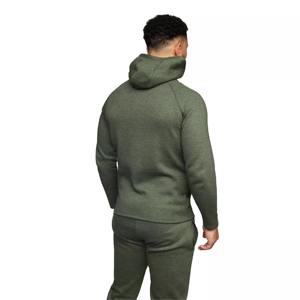 Sudadera con capucha y cremallera para hombre, pantalones de chándal de dos piezas, chándal con bolsillos, conjunto para trotar con cremallera, otoño - Product Image 3