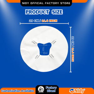 ที่คลุมพนักพิงศีรษะทรงกลมแบบใช้แล้วทิ้งที่คลุมพนักพิงศีรษะแบบไม่ทอสำหรับสปาคลินิกและร้านเสริมสวยออกแบบมาสำหรับใช้ครั้งเดียว - Product Image 3