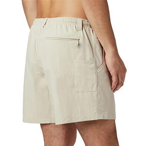 Nouveauté 2026 : Short décontracté en coton pour homme, motif uni, taille élastique, longueur genou, avec cordon de serrage – En promotion - Product Image 3