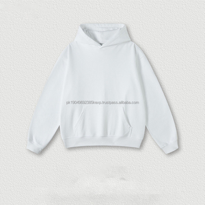 Custom puff print 100% Cotton manufacturer Hoodie Oversize Heavyweight unisex 450Gsm french terry high quality blank Men Hoodie - Product Image 3