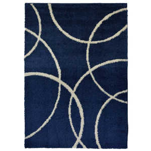 Juego de Alfombras de Área Afelpadas Azules Snug Bubbles I110A, 120X170 cm, Acogedoras y Elegantes - Product Image 4