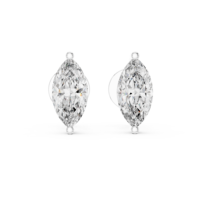 Pendientes de Diamante Cultivado en Laboratorio de 1.5ct, Corte Pera, Plata, Lujosos, con 4 Puntas, para Mujer, Regalo de Compromiso, Boda o Aniversario, Marca Harmonic Jewels