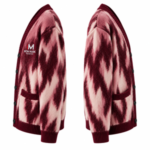 Suéter Tie Dye para Mujer de Iron Mark Industry, Cuello Redondo, Manga Larga, Tejido de Punto, Informal, para Invierno, con Bolsillos, 100% Acrílico, Antipilling - Product Image 3