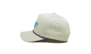 Elaborado en Injae Vina 5 paneles estructurados agujeros perforados gorra de béisbol diseño personalizado moda Unisex adulto - Product Image 4