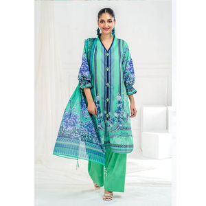 Vente en gros bon marché Robe Salwar Kameez non cousue pour femme Emballage personnalisé pour tenue de cérémonie indienne pakistanaise - Product Image 5