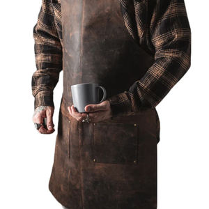 Tabliers en cuir très demandés de quantité en vrac/poches multi 100% tabliers en cuir faits matériels en cuir véritable - Product Image 2