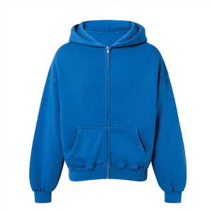 Streetwear surdimensionné pour l'hiver 100% coton personnalisé pour hommes pullover sweat à capuche avec impression bouffante sweats à capuche Street Wear - Product Image 1