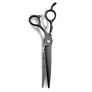 Ciseaux de coupe de cheveux en acier allemand à revêtement noir de la meilleure qualité avec bord de rasoir pour la coupe de cheveux de salon - Product Image 3